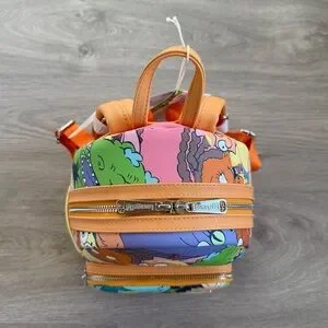 ? Loungefly Nickelodeon 90s Colorful Cartoon Unisex Vegan Leather Mini Backpack Nickelodeon | Accessories | Loungefly Nickelodeon 9s  main image 3